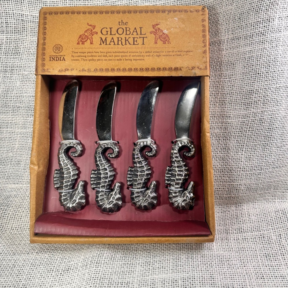 Global Market Seahorse Cheese Spreaders Set of 4 India‎